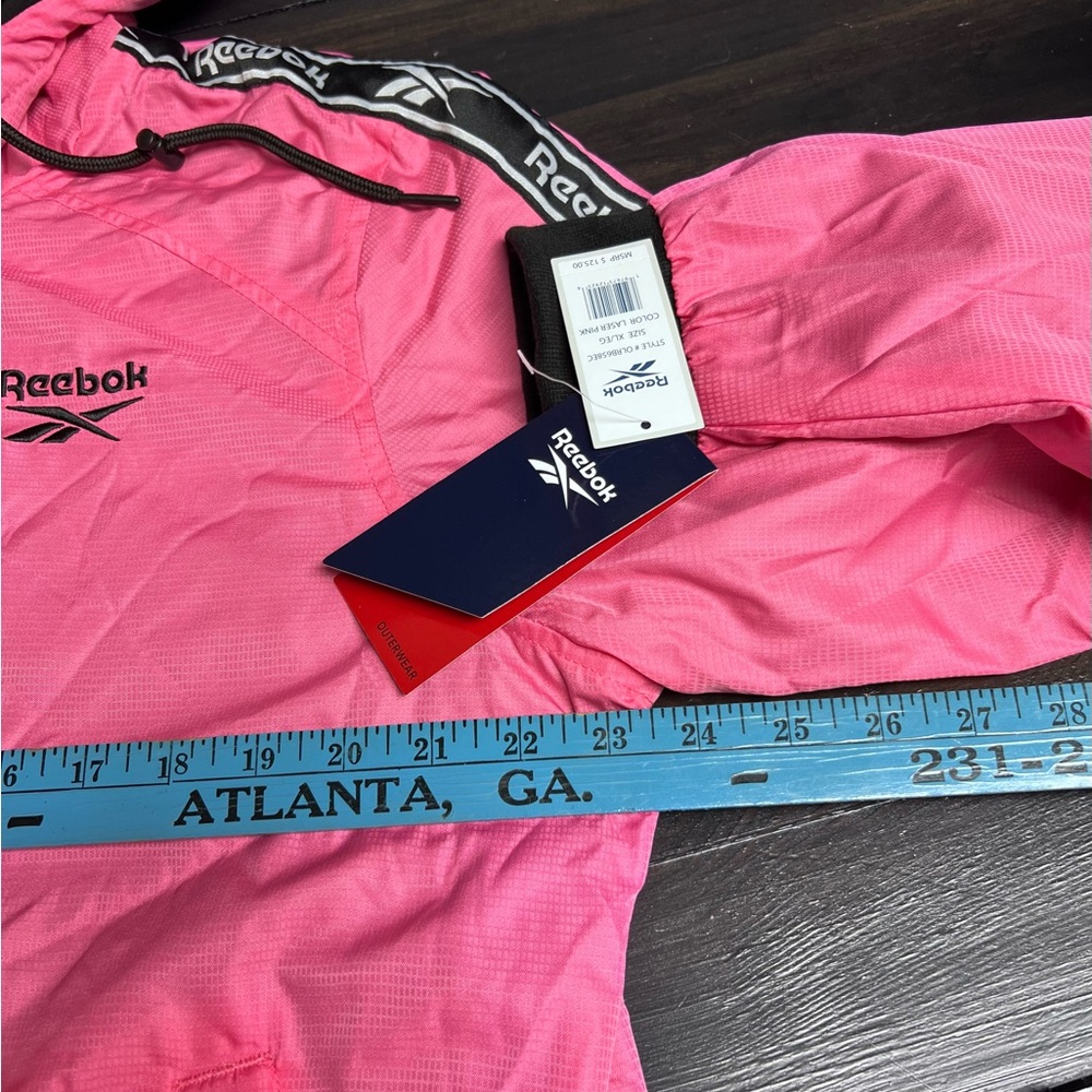 Reebok Pink Hooded Windbreaker - Picture 4 of 9